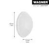 WAGNER Wandpuffer SOG SATINIERT 2-tlg. Set - Ø 40 x 12 mm, Produktbild-Vorschau 2