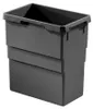 Hailo Seau intérieur 1137679 gris foncé 30 litres 397 x 258 Voir les images du produit 1