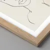 Gerahmtes Poster - Rahmen in heller Eiche - Porträt Afro Produktbild-Vorschau 2