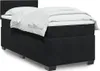 vidaXL Boxspringbett mit Matratze Schwarz 80x200 cm Samt Produktbild-Vorschau 2