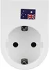 REV Reisestecker Traveler Plus Australien / China weiß Produktbild-Vorschau 3