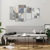Bilder auf glas - 4 Teile - Geometrie Kunst Stein - Produktbild-Vorschau 6