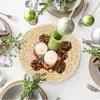 6er Set Tischset Runde Platzsets, Handgefertigte Produktbild-Vorschau 5