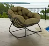 Lesli Living Schaukelsessel Cozy Olive anthrazit/olivgrün Produktbild-Vorschau 7