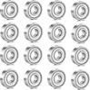 20 Stücke 608 ZZ Kugellager, 8mmx22mmx7mm Metall Double Produktbild-Vorschau 1