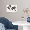 MuchoWow® Poster Weltkarte - Zahlen - Weiß 30x20 cm - Produktbild-Vorschau 5
