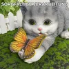 Solar Katzenfigur mit LED, Gartendeko Outdoor, wasserdicht, Produktbild-Vorschau 4