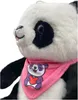 Kuscheltier Panda 25 cm mit rosa Halstuch – Weiches Produktbild-Vorschau 2