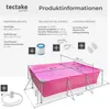Swimming Pool Summertime rechteckig solider Stahlrahmen Produktbild-Vorschau 5
