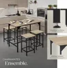 tectake® Bartisch-Set Edinburgh 5-teilig mit Produktbild-Vorschau 3