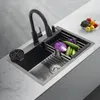 Zlewozmywak kuchenny – jedno komorowy – 60 × 45 cm – stal Podgląd zdjęcia produktu 4