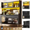 Buffetschrank 145x39x171cm – Seitenboard & Küchenschrank, Produktbild-Vorschau 2
