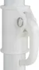 A close-up of a white plastic handle mechanism on a white pole. Náhľad obrázku produktu