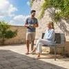 Outsunny Gartenbank 2-Sitzer Metall wetterfest Outdoor Produktbild-Vorschau 9