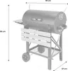 sweeek - Amerikanischer Smoker Holzkohlegrill - Schwarz Produktbild-Vorschau 12