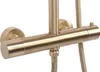 rea Duschgarnitur Thermostat VINCENT Gold Brush Höhe 1.235 Produktbild-Vorschau 2