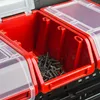 5 x box di stoccaggio in plastica impilabili box di Anteprima dell’immagine prodotto 6