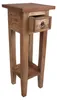 Mahagoni Beistelltisch mit Schublade 67 x 25 cm - natur - Produktbild-Vorschau 2