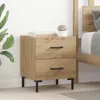 vidaXL Table de nuit Artisan-Chêne 40 x 35 x 47,5 cm Bois Voir les images du produit 3
