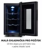 Szafka na wino Klarstein, slim, 1 strefa, szklane drzwi, Podgląd zdjęcia produktu 3