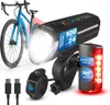 A bicycle with a set of LED lights attached. Náhľad obrázku produktu