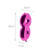 Folienballon Pink 100cm Zahl 8 Produktbild-Vorschau 2