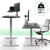 Duronic TM12 GY Elektrisch Höhenverstellbares Tischgestell Produktbild-Vorschau 4