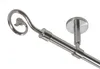 Gardinenstange Set Edelstahl Look Metall Ø 16mm zur Produktbild-Vorschau 1