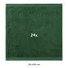A single dark green towel is shown flat against a white background. Anteprima dell’immagine prodotto
