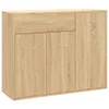 vidaXL Credenza rovere Sonoma 88x30x70 cm materiale a base Anteprima dell’immagine prodotto 15