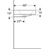 Geberit iCon Waschtisch 600 × 485 mm weiß, 124060000 Produktbild-Vorschau 13