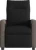 masážne kreslo vidaXL Black Fabric Náhľad obrázku produktu 3