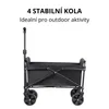 Skládací Vozík se 4 Koly – Transportní Vozík pro Kempování, Náhled obrázku produktu 5