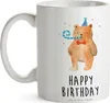 Mr. & Mrs. Panda Keramikbecher Bär Geburtstag - Weiß - Produktbild-Vorschau 3