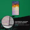 Wohnzimmer-Bild Leinwand Uhr Quarz 30x60 Malen bei Produktbild-Vorschau 5