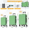 KESSER® Reisekoffer Set 3-teilig ABS Hartschalenkoffer 360° Produktbild-Vorschau 2