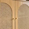 sweeek - Regal Bücherregal Holzdekor und Rattan-Geflecht 4 Produktbild-Vorschau 4