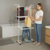 Relaxdays Wäscheständer Turm, ausklappbare Flügel, HBT: 179 Produktbild-Vorschau 2