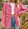 ASKSA Dámská džínová bunda Casual Loose Lapel Boyfriend Náhled obrázku produktu 2