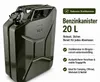Bituxx 3x Kraftstoffkanister Metall 20 Liter Olive MS-17368 Produktbild-Vorschau 3