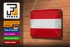 Blechschild Flagge Österreich 18x12cm Flag Austria Vintage Produktbild-Vorschau 3