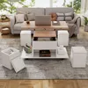Couchtisch höhenverstellbar 100 × 50 × 48 cm, 3-in-1 Produktbild-Vorschau 3