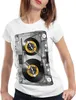 style3 Nonstop Play T-Shirt Damen kassette fotodruck Produktbild-Vorschau 1