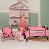 Bandits & Angels Puppenbett und Wippe Softpink Angel – Rosa Produktbild-Vorschau 4