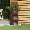 vidaXL Fioriera in acciaio verniciato a polvere 40x40x68 cm Anteprima dell’immagine prodotto 2