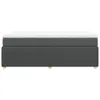 Boxspringbett mit Matratze Dunkelgrau 90x190 cm Stoff Produktbild-Vorschau 5