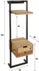 Hoyz - Nachttisch Air Solid XS - Massive Akazie Natur Produktbild-Vorschau 3