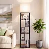 COSTWAY Vloerlamp met planken, 5 niveaus, 172 cm, moderne Productafbeelding-voorbeeld 8