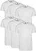 Urban Classics Heren Basic T-shirt, 6-pack, wit Productafbeelding-voorbeeld 1