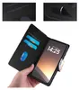 A hand holding a phone case with cards inserted, showing the phone screen. Produktbild-Vorschau